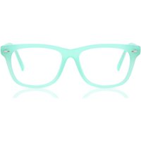 子供用 正方形 プラスチック 緑 サングラス - アンチブルーライト - SmartBuy Collection
