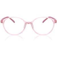 子供用 楕円形 プラスチック ピンク サングラス - アンチブルーライト - SmartBuy Collection