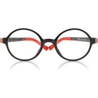 Round Full Rim TR90 Kids' Prescription Eyeglasses Online Black Size 45 - Free Lenses - Blue Light Block Available - SmartBuy Collection