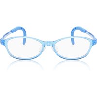 Oval Full Rim TR90 Kids' Prescription Eyeglasses Online Blue Size 48 - Free Lenses - Blue Light Block Available - SmartBuy Collection