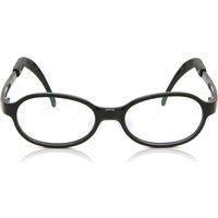 子供用 楕円形 プラスチック 黒 サングラス - アンチブルーライト - SmartBuy Collection