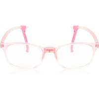 Square Full Rim TR90 Kids' Prescription Eyeglasses Online Pink Size 46 - Free Lenses - Blue Light Block Available - SmartBuy Collection