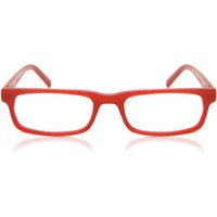 男性用 長方形 プラスチック 赤 サングラス - アンチブルーライト - SmartBuy Collection