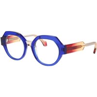 Face a Face Ties 2 1682 Women’s Eyeglasses Blue Size 51 - Blue Light Block Available