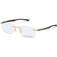 Porsche Design P8774 D0S3 Men's Eyeglasses Gold Size 57 - Blue Light Block Available