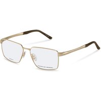 Porsche Design P81004 B000 Men's Eyeglasses Gold Size 56 - Blue Light Block Available