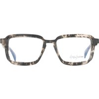 Yohji Yamamoto 1038 968 Men's Eyeglasses Black Size 52 - Blue Light Block Available