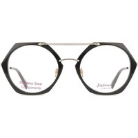 Ana Hickmann HI6136 A01 Women’s Eyeglasses Black Size 51 - Blue Light Block Available