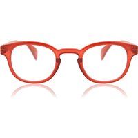 Croon Montel Red Men's Eyeglasses Red Size +1.00 - Blue Light Block Available