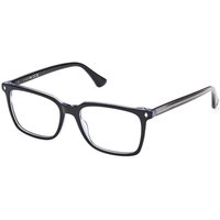 Web Eyewear WE5401 005 Men's Eyeglasses Black Size 56 - Blue Light Block Available