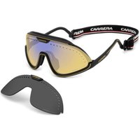 Carrera C SPORT 01/S with Clip-On I46/HW Men's Sunglasses Black Size 99