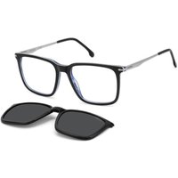 Carrera CA 357/C with Clip-On 9ZJ/M9 Men's Eyeglasses Black Size 54 - Blue Light Block Available