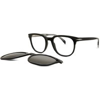David Beckham DB 7120/CS with Clip-On 807/M9 サングラス - 男性用 - 黒