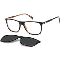 David Beckham DB 1234/C with Clip-On 05K/M9 サングラス - 男性用 - 黒