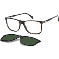 David Beckham DB 1234/C with Clip-On 086/UC サングラス - 男性用 - べっ甲shell