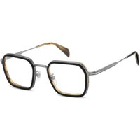 David Beckham DB 1239/G Asian Fit 85K Men's Eyeglasses Black Size 51 - Blue Light Block Available