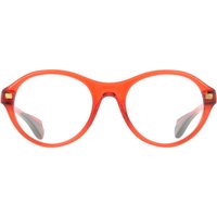 Alyson Magee AMO016 34 Women’s Eyeglasses Red Size 49 - Blue Light Block Available