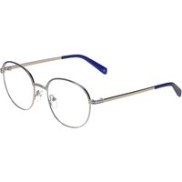 United Colors of Benetton 3102 829 Women’s Eyeglasses Silver Size 50 - Blue Light Block Available