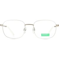 United Colors of Benetton BEO3022 800 Men's Eyeglasses White Size 52 - Blue Light Block Available