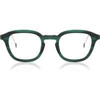 LA Eyeworks Kayak 1218 Men's Eyeglasses Green Size 46 - Blue Light Block Available