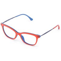 Redele 07T C Men's Eyeglasses Red Size 51 - Blue Light Block Available
