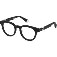 Philipp Plein VPP024M 0703 Men's Eyeglasses Black Size 49 - Blue Light Block Available