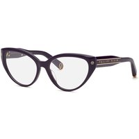 Philipp Plein VPP052M 09NU Women’s Eyeglasses Purple Size 54 - Blue Light Block Available