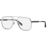 Philipp Plein VPP198M 0K07 Men's Eyeglasses Silver Size 59 - Blue Light Block Available