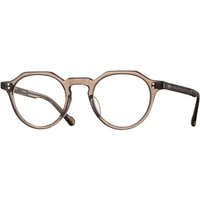 Eyevan Attache-E SMK Men's Eyeglasses Brown Size 47 - Blue Light Block Available