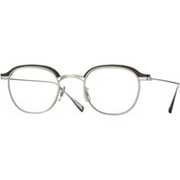 Eyevan Blanks BK/S Men's Eyeglasses Silver Size 47 - Blue Light Block Available