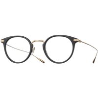 Eyevan Chrissie PBK Men's Eyeglasses Black Size 45 - Blue Light Block Available