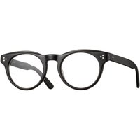 Eyevan Luminous-E PBK Men's Eyeglasses Black Size 48 - Blue Light Block Available