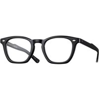 Eyevan Optimo-E PBK Men's Eyeglasses Black Size 46 - Blue Light Block Available