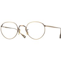 Eyevan Pond AG Men's Eyeglasses Gold Size 46 - Blue Light Block Available