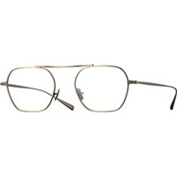 Eyevan Stripes AG Men's Eyeglasses Gold Size 52 - Blue Light Block Available