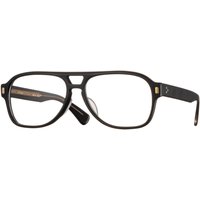 Eyevan Brett-E MPBK Men's Eyeglasses Black Size 55 - Blue Light Block Available