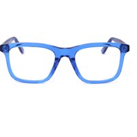 K-Way Kway Essential Blue Men's Eyeglasses Blue Size 51 - Blue Light Block Available