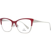 Omega OM5001-H 066 Women’s Eyeglasses Red Size 54 - Blue Light Block Available
