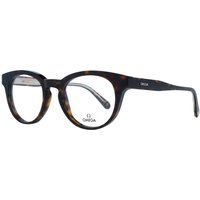 Omega OM5003-H 052 Men's Eyeglasses Tortoiseshell Size 52 - Blue Light Block Available