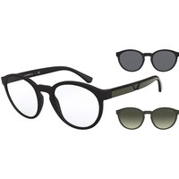 エンポリオアルマーニ Emporio EA4152 With Clip-On 50421W サングラス - 男性用 - 黒