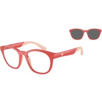 エンポリオアルマーニ Emporio EK4001F アジアフィット 子供用 with Clip-On 56241W サングラス - 子供用 - クリア