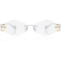 Anna-Karin Karlsson CLAW OPTICAL - TRIANGLE Gold Women’s Eyeglasses Gold Size 55 - Blue Light Block Available