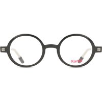Kartell KL015V 02 Men's Eyeglasses Black Size 46 - Blue Light Block Available