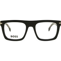 BOSS Boss 1597 807 Men's Eyeglasses Black Size 52 - Blue Light Block Available
