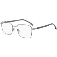 BOSS 1702 9T9/99 Men's Eyeglasses Silver Size 55 - Blue Light Block Available