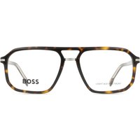 BOSS 1728 086 Men's Eyeglasses Tortoiseshell Size 56 - Blue Light Block Available