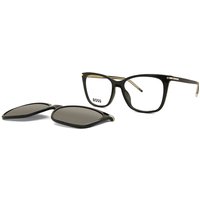 BOSS 1787/G/C with Clip-On Asian Fit 807/LB Women’s Eyeglasses Black Size 55 - Blue Light Block Available