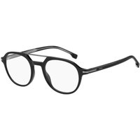BOSS 1849 807 Men's Eyeglasses Black Size 50 - Blue Light Block Available