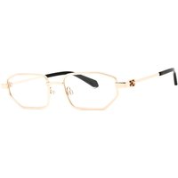 Off-White STYLE 89 7600 Men's Eyeglasses Gold Size 53 - Blue Light Block Available