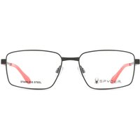 Spyder SP4025 001 Men's Eyeglasses Black Size 53 - Blue Light Block Available